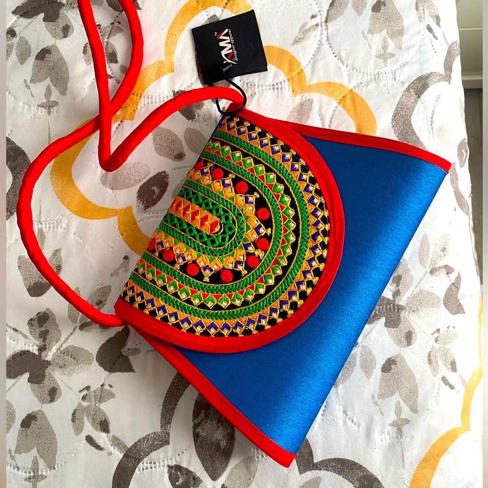 Handmade Ethnic Rajasthani Embroidered Bag/Clutch